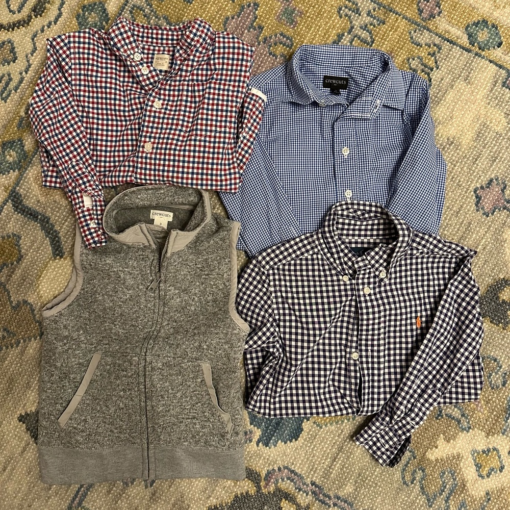 Boys Size 3T CrewCuts and Ralph Lauren